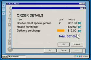 Illustration for article titled Ordering Pizza Online in the Retrofuture